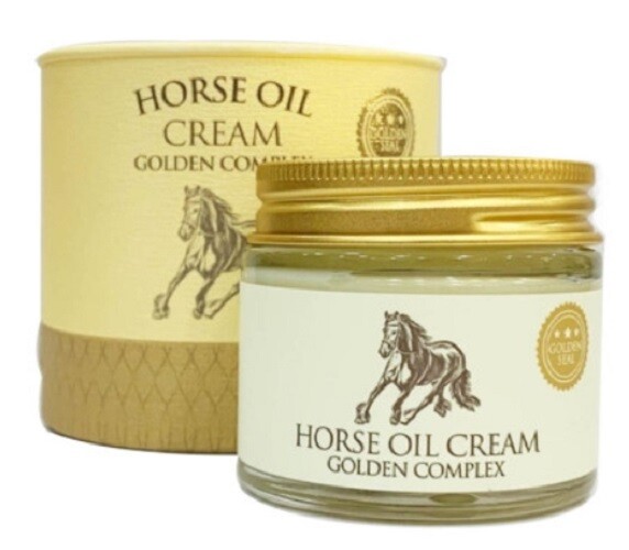 Charmzone Horse Oil Cream Golden Complex 70ml Real Gold Anti Aging Wrinkle care gallery
