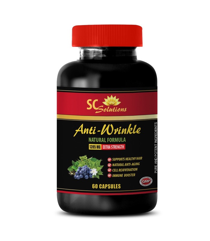 Best Antioxidant – ANTI-WRINKLE COMPLEX – resveratrol heart health – 1 Bottle