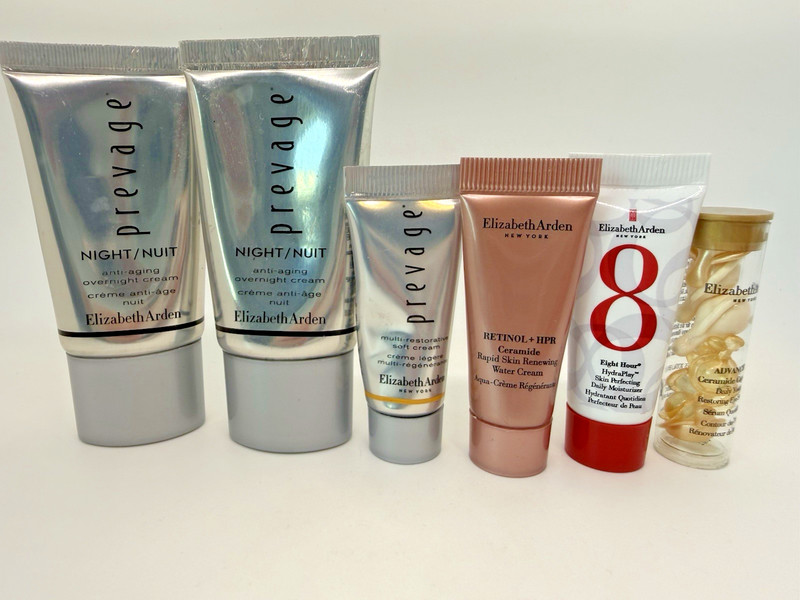 Elizabeth Arden Set Prevage Retinol Capsules Overnight Cream HydraPlay 6Pc