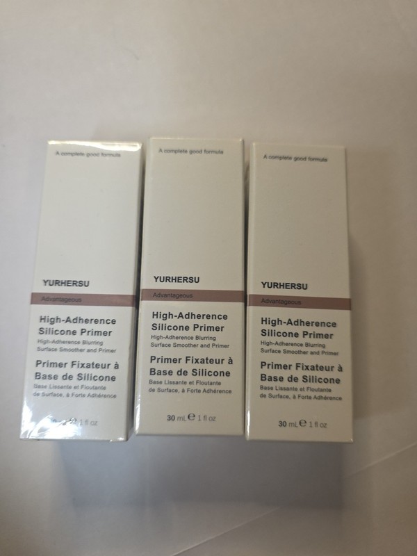 3 Lot YURHERSU Hi - Adherence Silicone Primer, Makeup - 1 oz - Ex: 04/2028 gallery