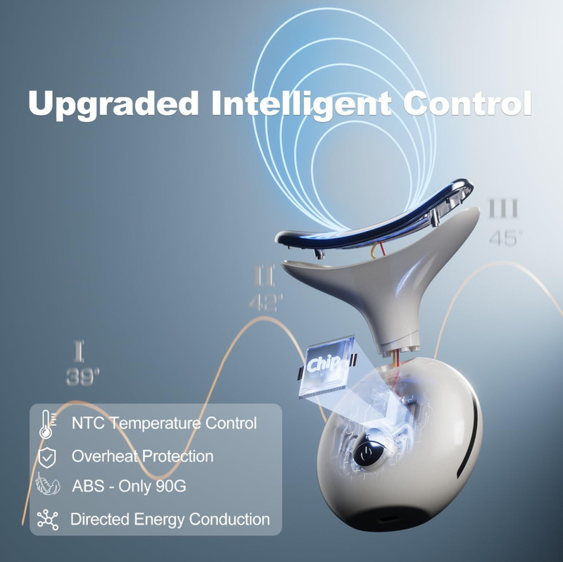7 in 1 Face Massager Tool, Red Light Therapy for Face and Neck, Portable Face... gallery