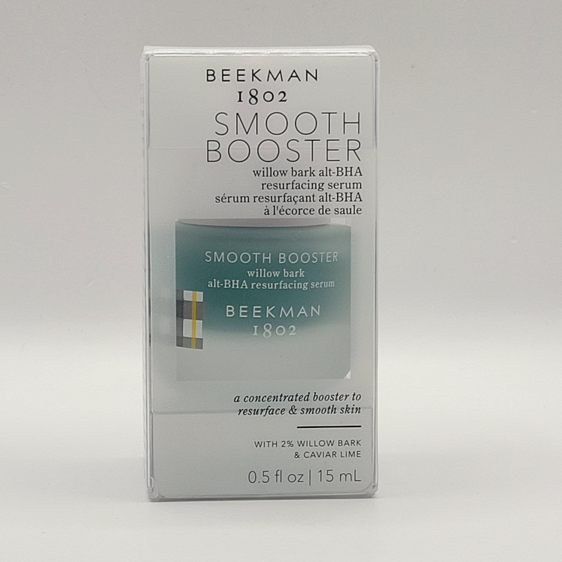 Beekman 1802 SMOOTH BOOSTER Willow Bark Alt-BHA Resurfacing Serum 0.5 oz / 15mL
