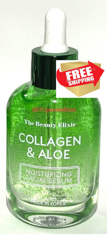The Beauty Elixir *COLLAGEN & ALOE ~ Moisturizing Facial Serum ~ 1.69 fl oz
