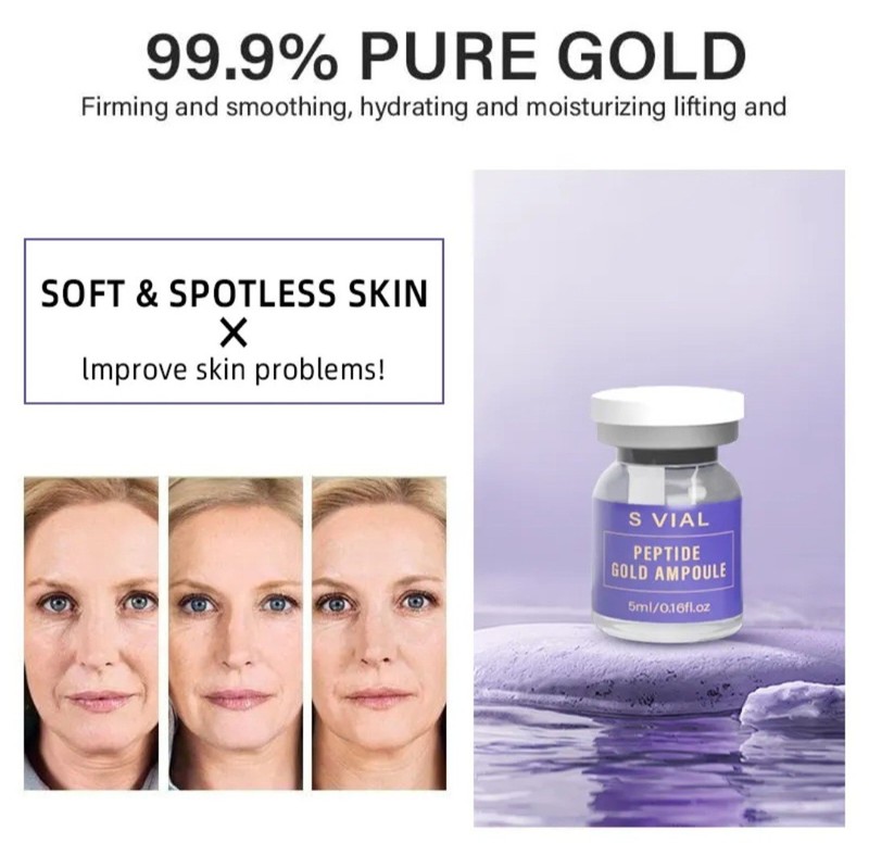 Stem Cell + Salmon DNA + Peptide Gold Amp. Set Anti Aging Skin Repair Kit gallery