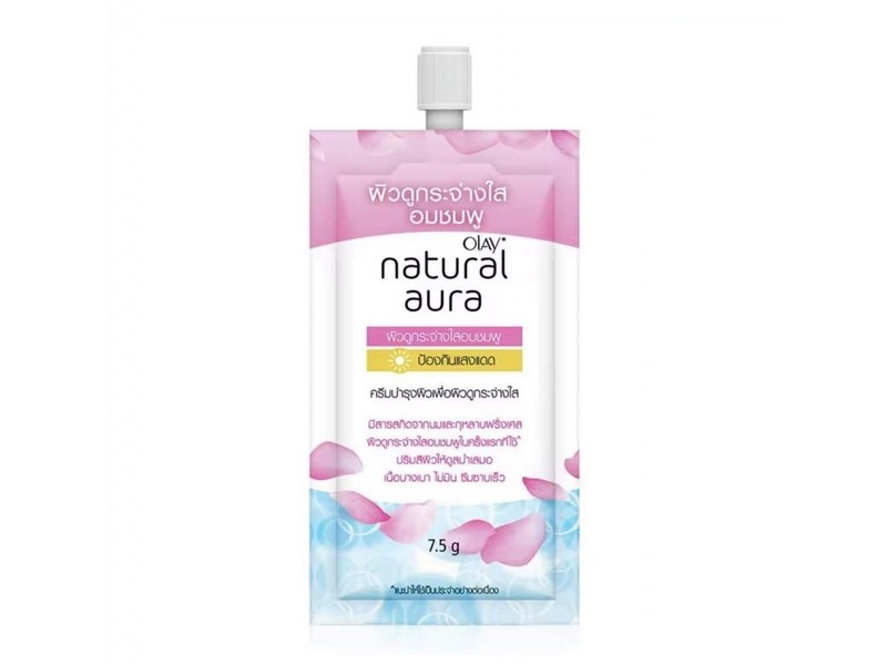 6 x Olay Natural Aura Pinkish Glow UV Protection Whitening Brightening 7.5g gallery