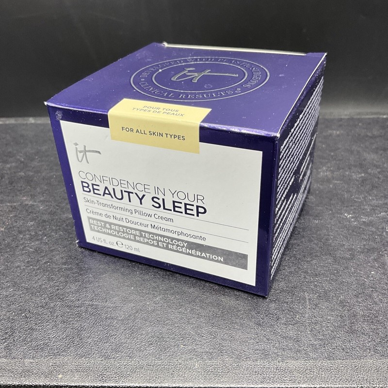 IT Cosmetics Confidence In Your Beauty Sleep Cream 4 oz ~ New In Box