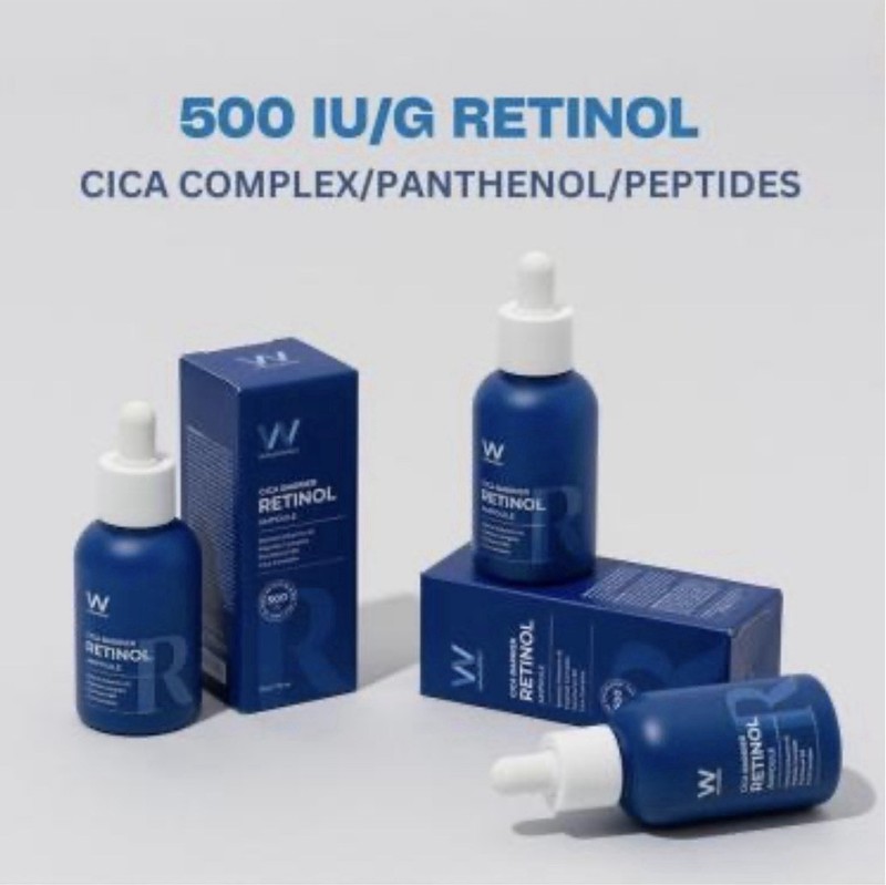 3x SEALED Wonjin Effect Cica Barrier RETINOL Ampoule 500 IU Peptide B5 Panthenol gallery