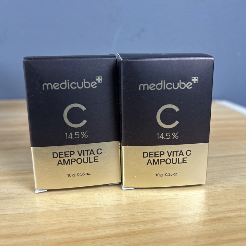 Medicube Deep Vita C Serum 2.0 14.5% Vitamin C 0.35oz/10mL Each NIB Lot Of 2