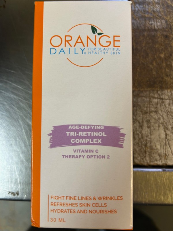Orange Vitamin C Age-Defying Tri-Retinol Complex Vitamin C 30mL EXP7/2026 Daily