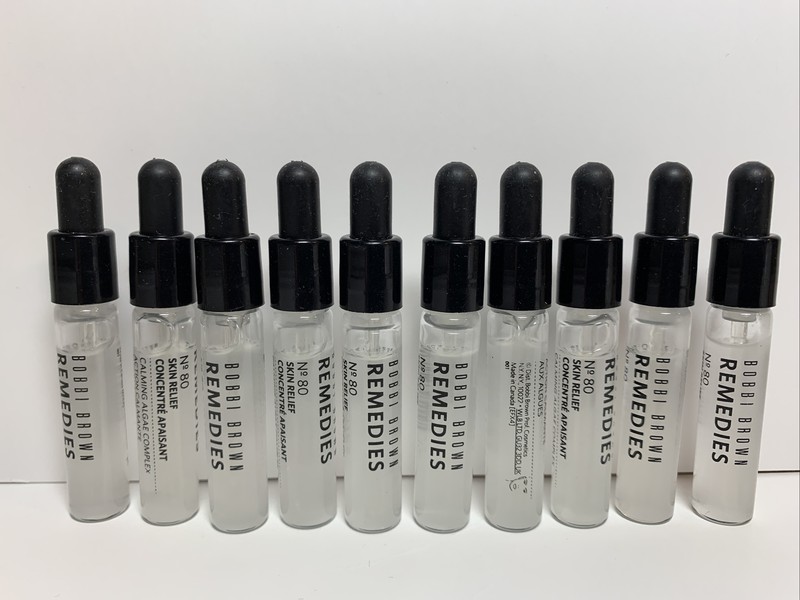10 x Bobbi Brown Remedies Skin Relief Serum No. 80 2 ml/.07 oz Sample Size Lot
