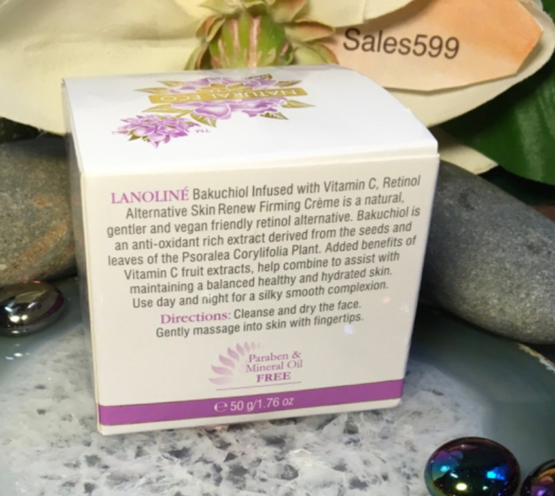 EXP 2029 Lanoline’ BAKUCHIOL Infused with Vitamin C Retinol Firming Crem 1.76 oz gallery