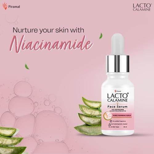 Lacto Calamine 10% Niacinamide Face Serum 30ml Pack of 2 Fragrance Free FS gallery