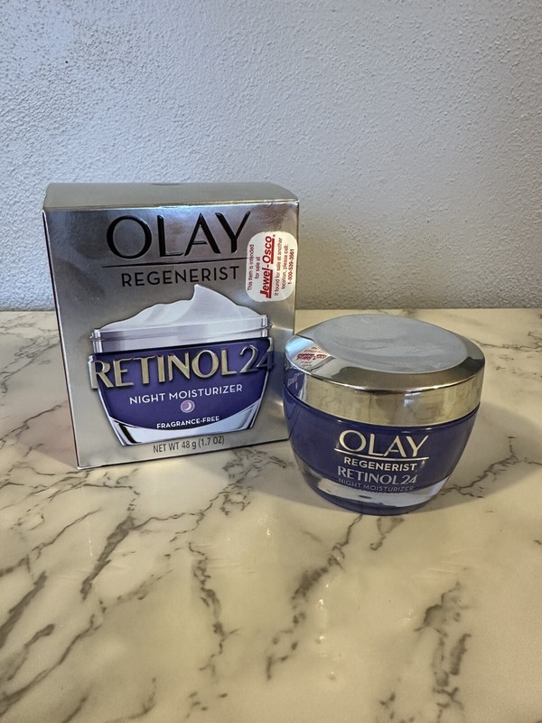 Olay Regenerist Retinol 24 Night Moisturizer. 1.7 Oz. New In Box. Fragrance Free