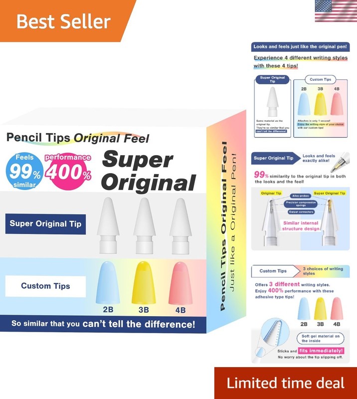 Customizable Graphite Pen with 3 Replacement Nibs – Perfect for Digital Artists