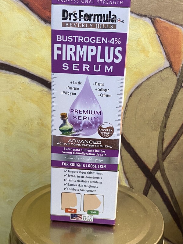 DR’S FORMULA Bustrogen-4% FirmPlus Breast Serum 1 fl.oz – NIB