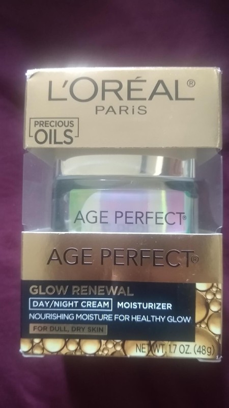 New Loreal Age Renew Glow Renewal Day Night Cream Moisturizer 1.7 oz Dry Skin