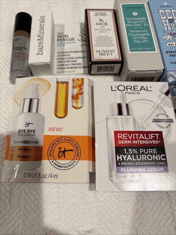 More Serum!! Beauty Bundle 10pc Lot - Vichy Peter Thomas Roth, Sunday Riley + !! gallery