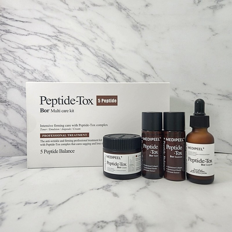 MEDI PEEL Peptid-Tox Bor Multi Care Kit Anti-Wrinkle Firming 4 items K-Beauty