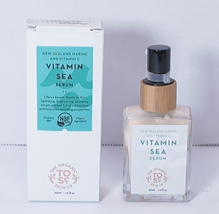 THE ORGANIC SKIN CO New Zealand Marine & Vitamin C Vitamin Sea Serum 1oz New