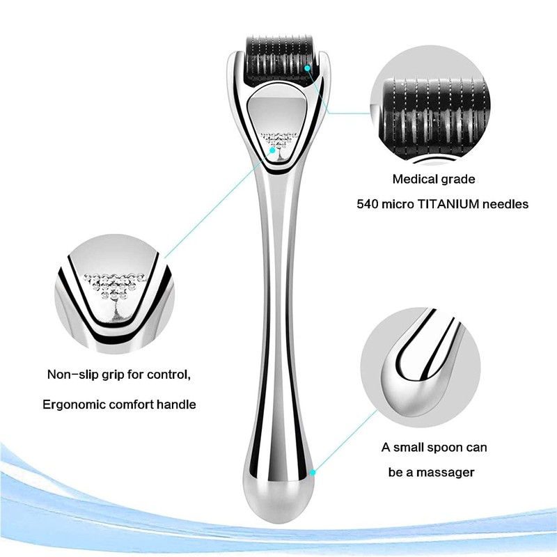 Beard and Hair Growth Derma Roller 0.5mm Titanium Derma Roller USA Fast Shipping gallery