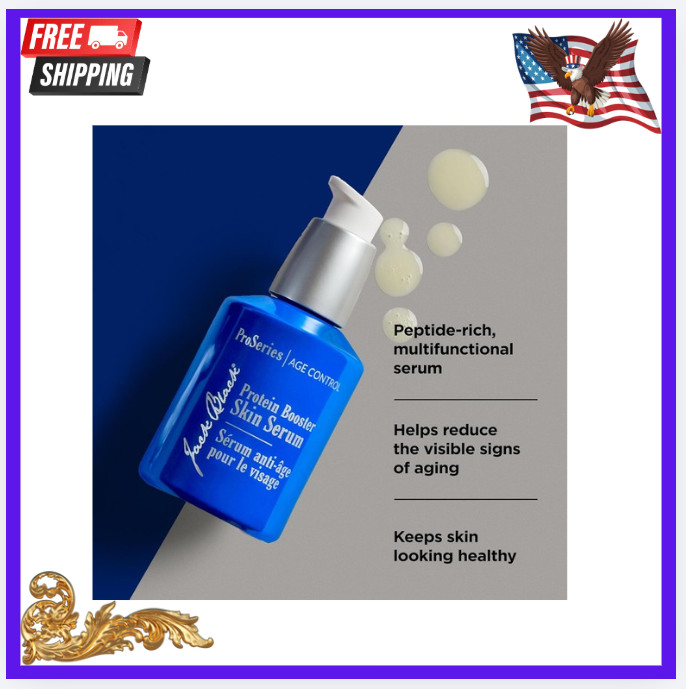 New Men’s Anti-Aging Protein Booster Face Serum Peptide Antioxidant Skincare