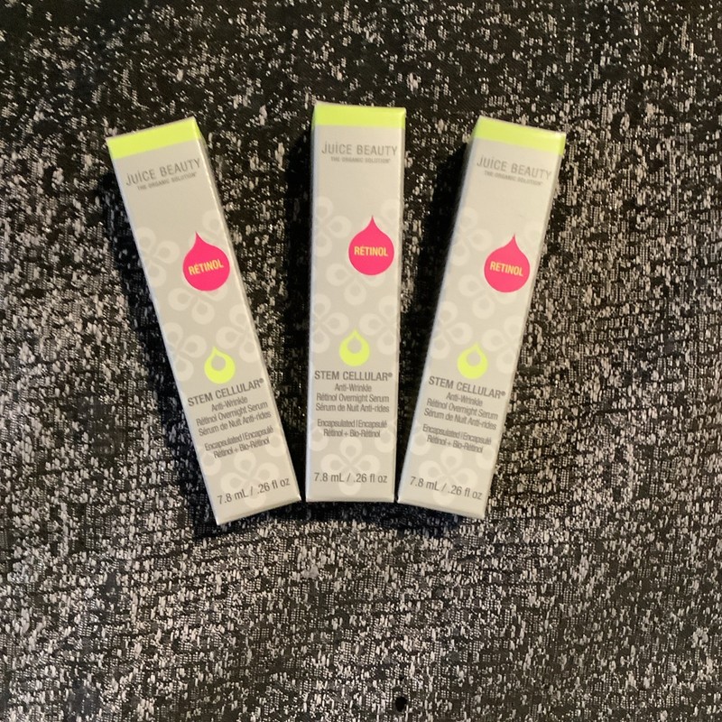 Juice Beauty Stem Cellular Overnight Serum Retinol Travel Size Anti-Wrinkle