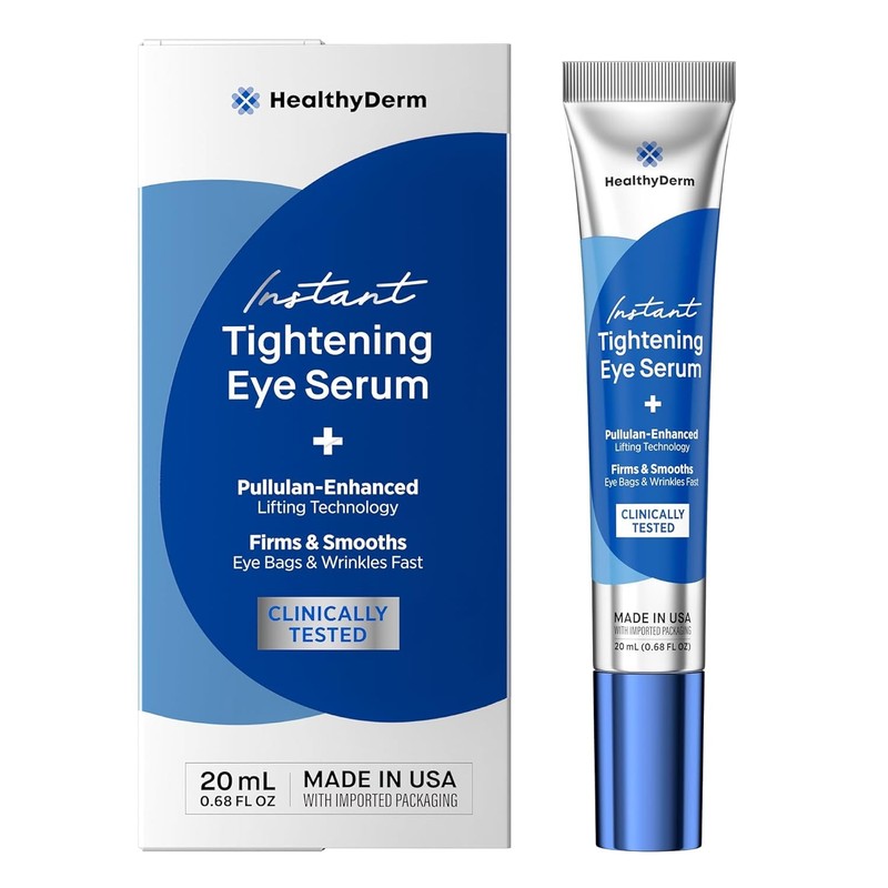 Instant Under Eye Lift Serum: Reduces Eye Bags Wrinkles Puffy Eyes Dark Circles