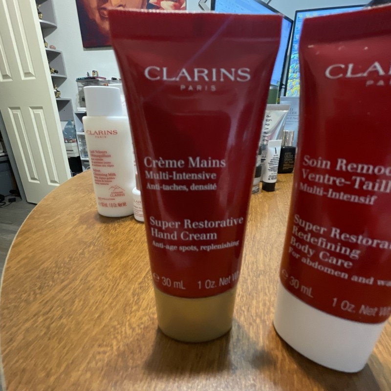Set Of Clarins Paris Skin Care Products gallery