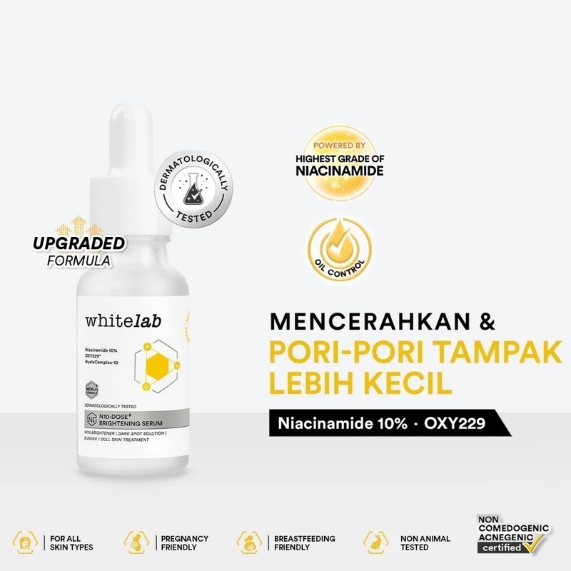 Whitelab N10-Dose+ Intense Brightening Serum Niacinamide 10% 20ml