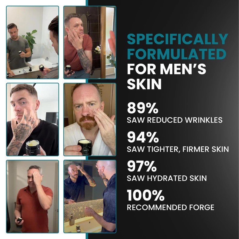 Forge Skin Men's Wrinkle Defense Beef Tallow Balm for Skin | Beef Tallow for ... gallery