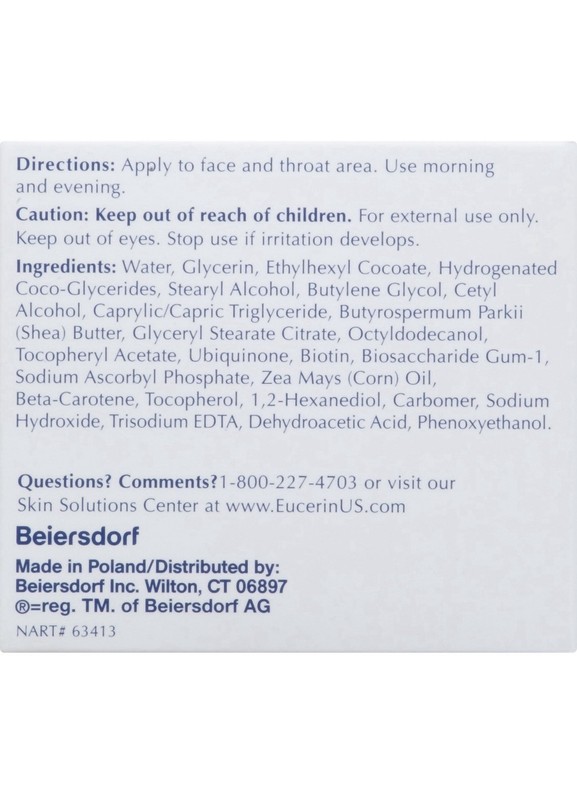 Eucerin Face Q10 Revitalize Daily Cream Coenzyme Q10 + Biotin All Skin Types gallery