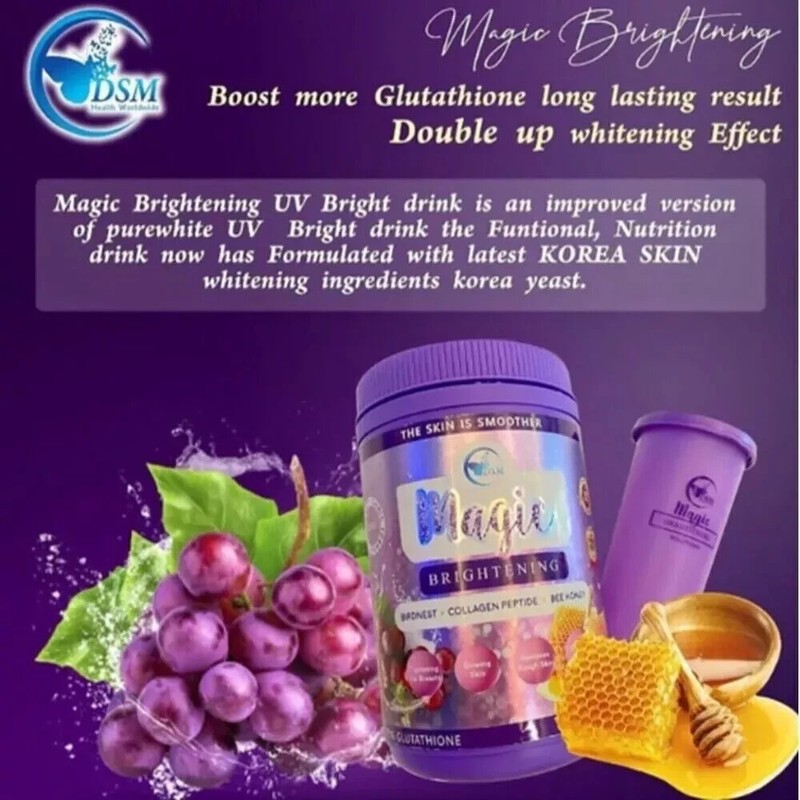Phyto Gluta Magic Brightening Collagen Peptide Skin Whitening Skin DHL Express gallery