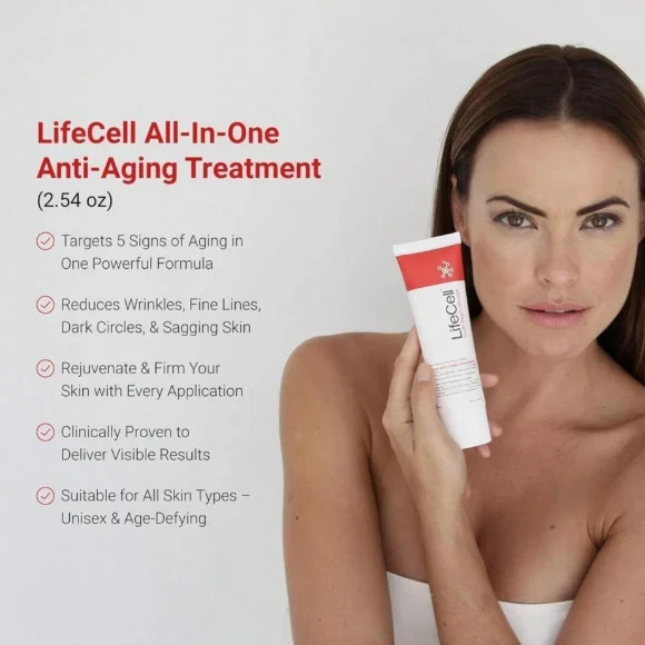 LifeCeII All-in-One Anti-Aging Wrinkle Filler Cream Retinol Hyaluronic Acid gallery