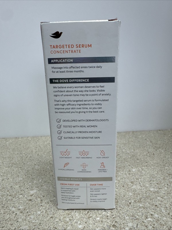 Dove Targeted Serum Concentrate Stretch Marks Dark Spot 3.2 fl oz – 1 Pack – New gallery
