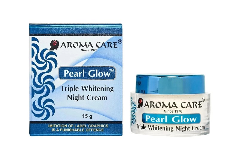 Aroma Care Pearl Glow Night Cream 15gm Brightening Anty Wrinkle Moisturizing Pro