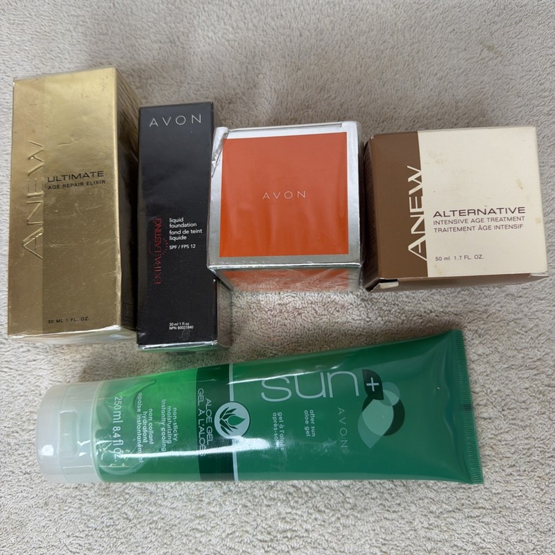 5- NOS Concave Treatment Lotions Various Products and Sizes Vintage