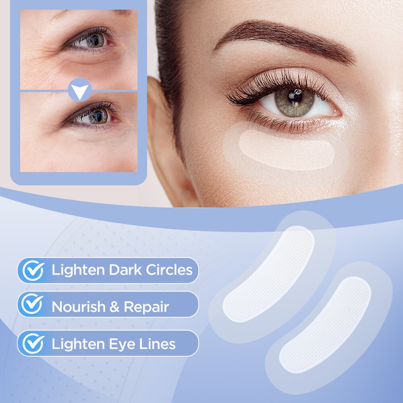 Hyaluronic Acid Microneedle Eye Patches Mask for Anti Aging Wrinkle Dark Circles