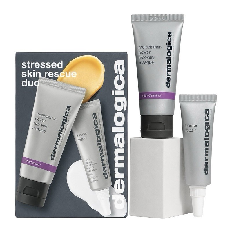 DERMALOGICA STRESSED SKIN RESCUE DUO MULTIVITAMIN POWER FIRM EYE CREAM & MASK