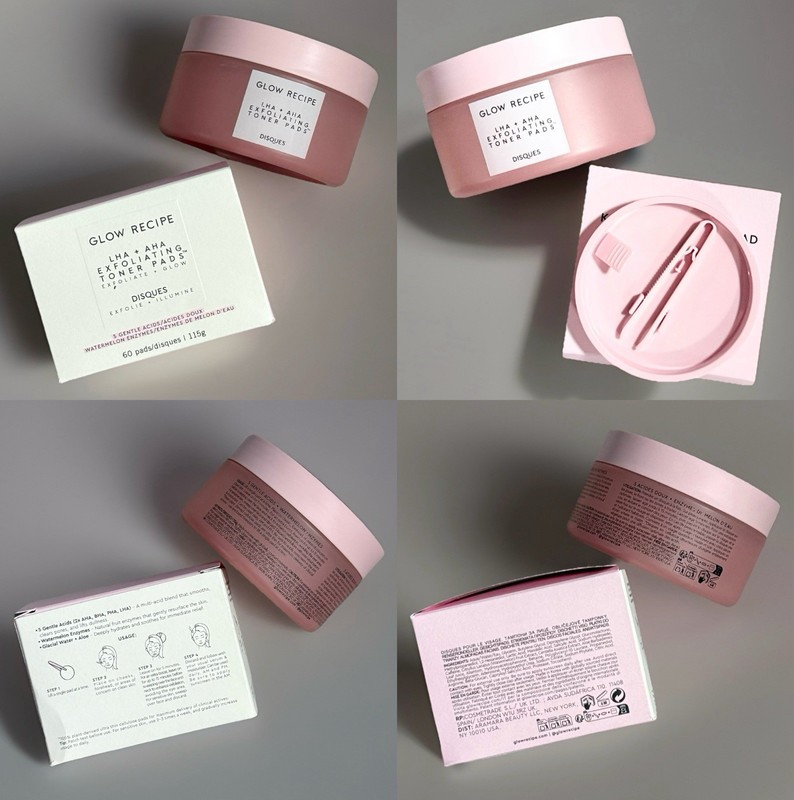 Glow Recipe Watermelon Glow PHA BHA Toner Pads Pore-Tight Exfoliating 60ct New
