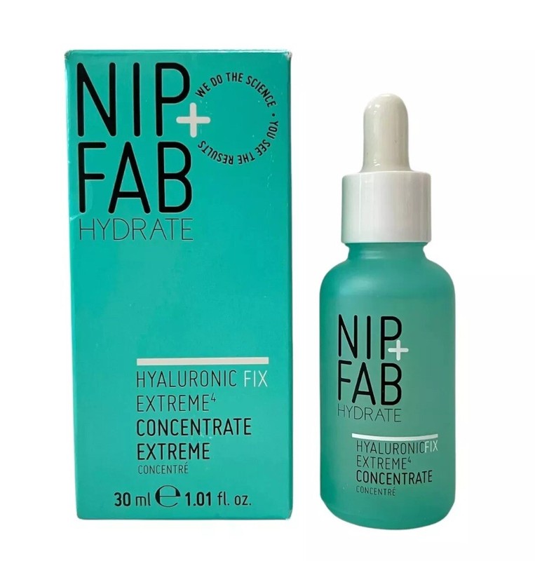 Nip + Fab Hydrate Hyaluronic Fix Extreme Concentrate – 1.01 oz/30 ml NEW IN BOX!