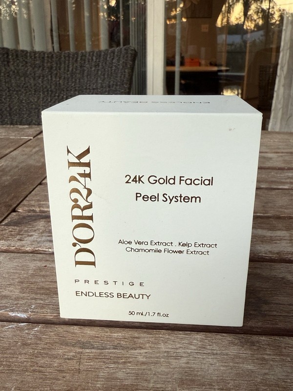 D’OR24K Prestige Endless Beauty 24K Gold Facial Peel System 1.7 oz