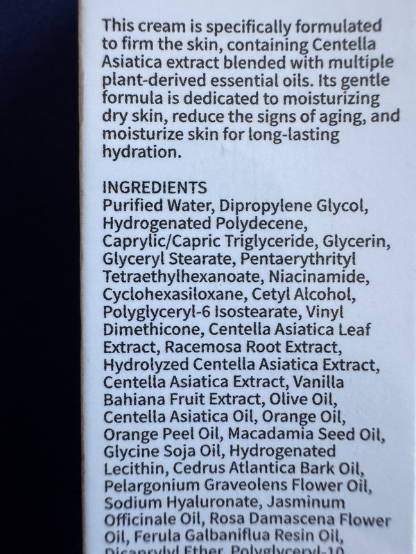 Korean Centella Asiatica Face Cream Hydrating Moisturizing Anti-Aging • 4 New gallery