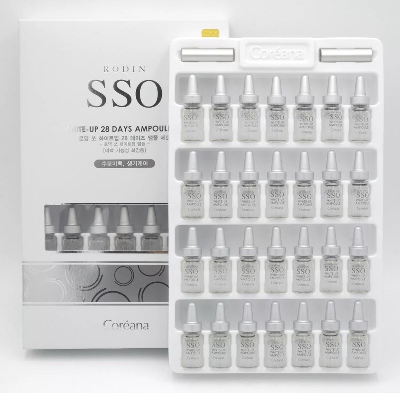 Coreana Rodin Sso White Up 28 Days Ampoule Set 2ml x 28ea Whitening K-Beauty gallery