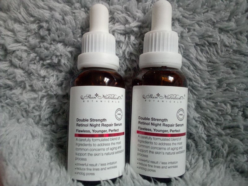 2 PACK Of Skin Nutrition Botanicals Retinol Night Serum 1 oz