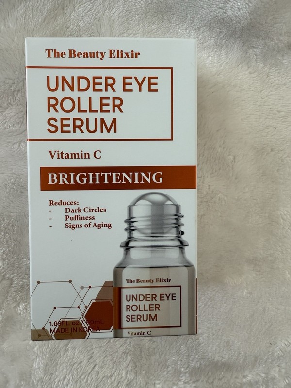 The Beauty Elixir Under Eye Vitamin C Roller Serum, Brightening, New In Box