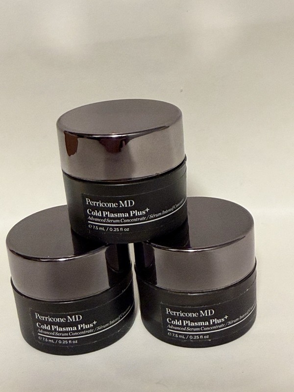 3pcs X Perricone MD Cold Plasma Plus+ Advanced Serum Concentrate .25 oz Travel