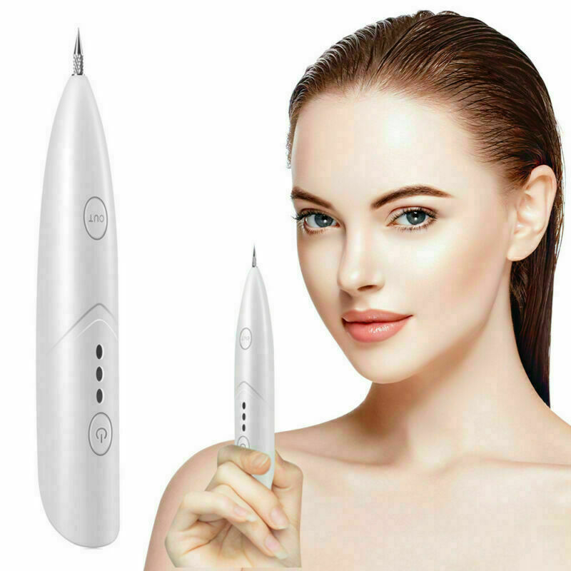 Ion Laser Freckle Skin Mole Dark Spot Remover Face Wart Tag Tattoo Removal Pen gallery