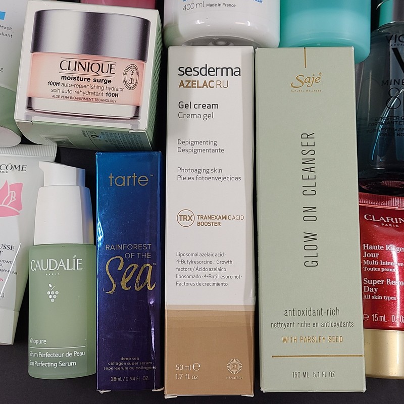 18 Pc Bundle Skincare LaRoche Elemis Clarins Clinique Caudalie Shiseido + $580 gallery