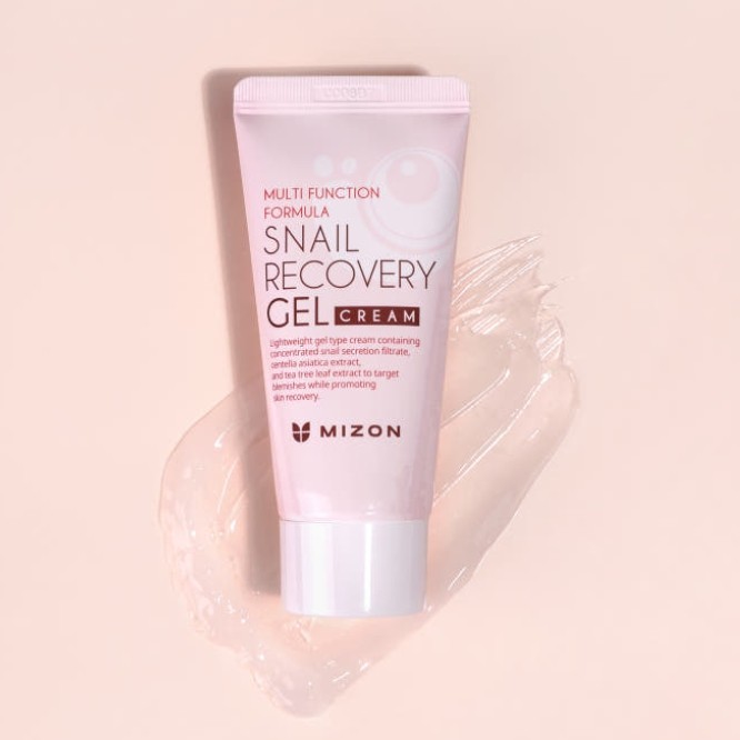 MIZON Snail Recovery Gel Cream 45ml Wrinkle Care Skin Elasticity Moisture Cream gallery