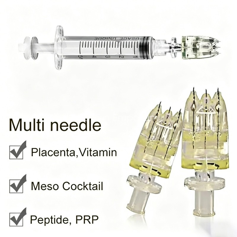 Crystal Multi Needle 5 Pin Mesotherapy Microneedle Replace Needle for Skin Care gallery